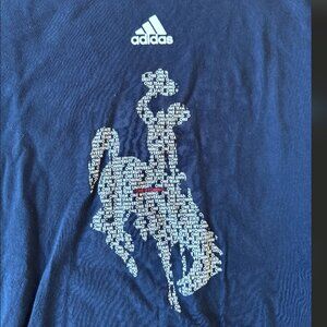 UW Wyoming Cowboys Adidas Creator Long Sleeve Tee – Navy (Men’s XL)